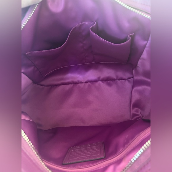 Coach Carrie Pebbled Leather Tote - Picture 13 of 14